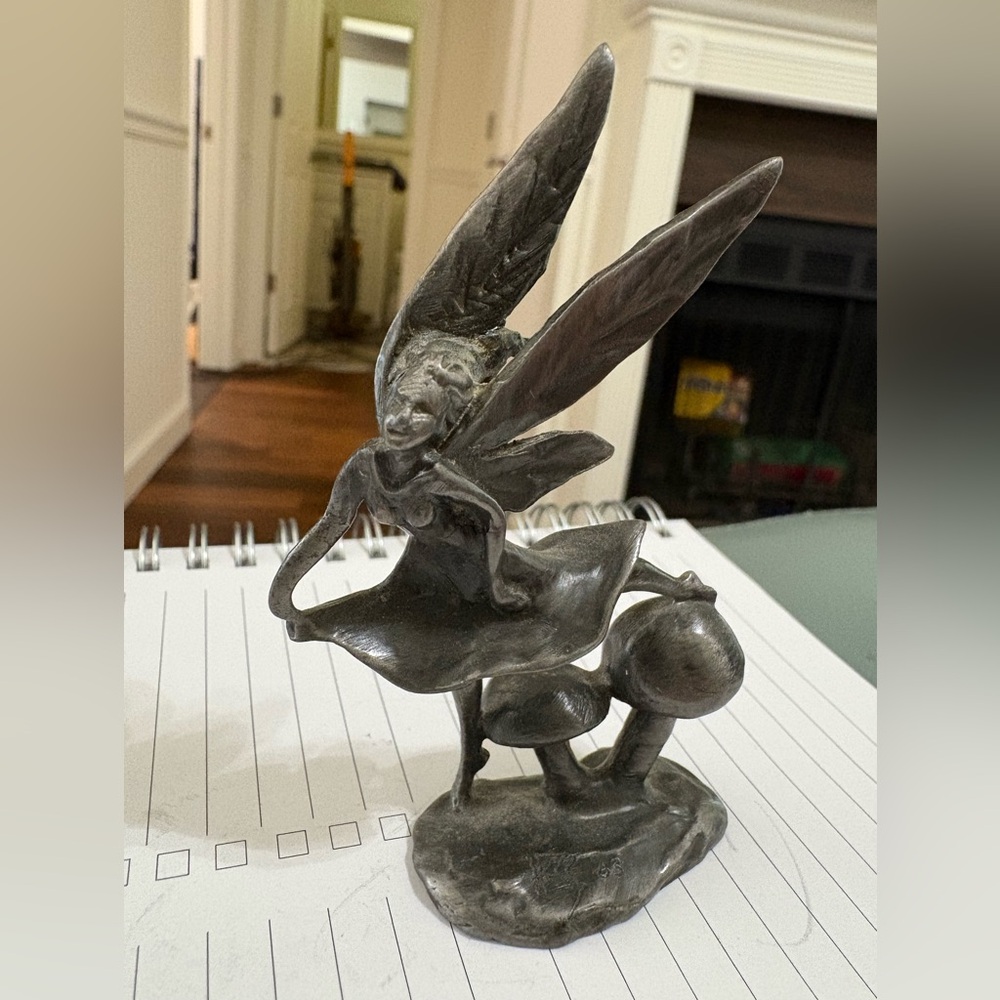 Fairy Figurine in Silver Finish